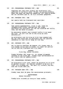 Freddy, Leven in de Brouwerij script preview