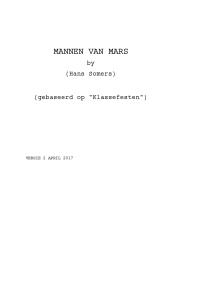Mannen van Mars script preview