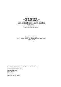 Under the Weight of Clouds script preview