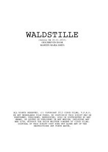 Waldstille script preview