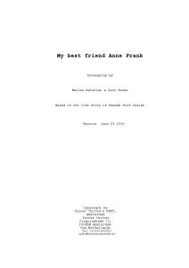 Mijn Beste Vriendin Anne Frank script preview
