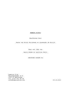 Script In vuur en vlam